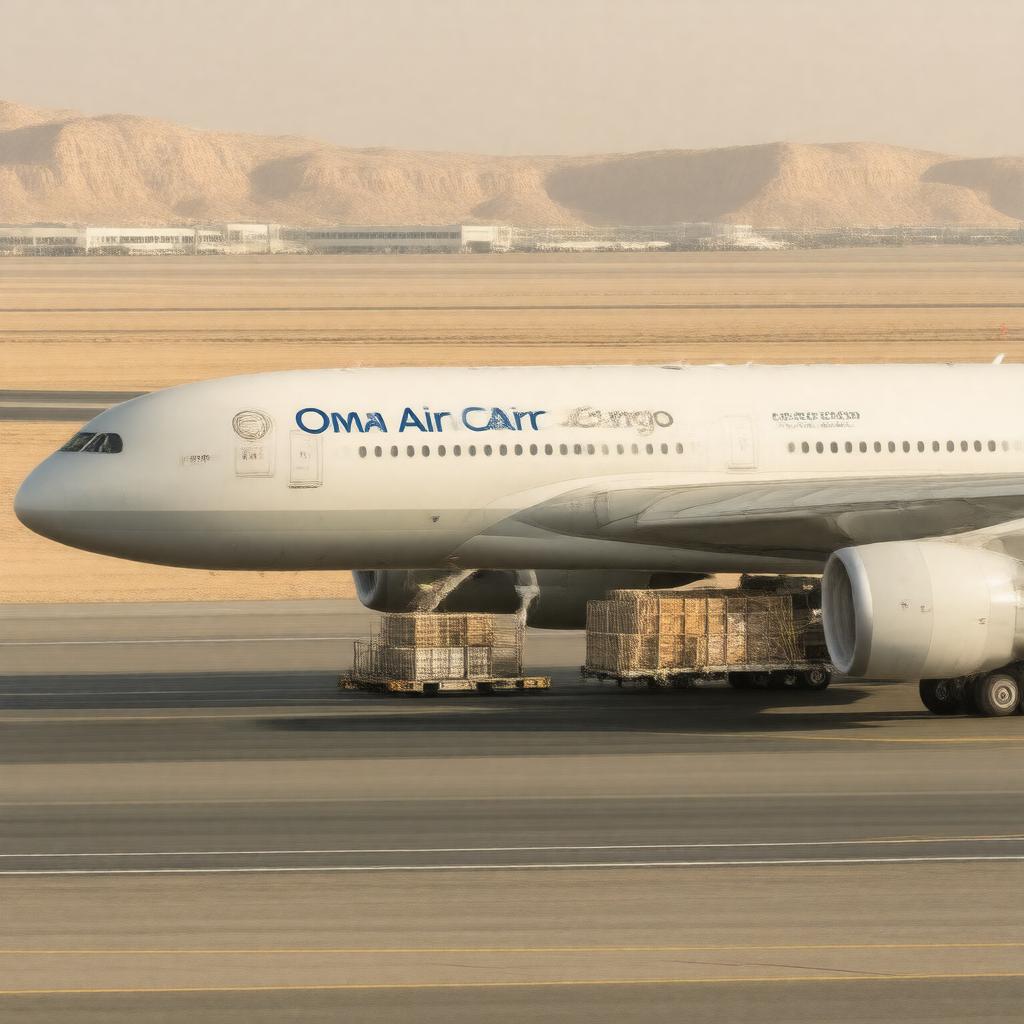 AI-created image of Oman Air Cargo