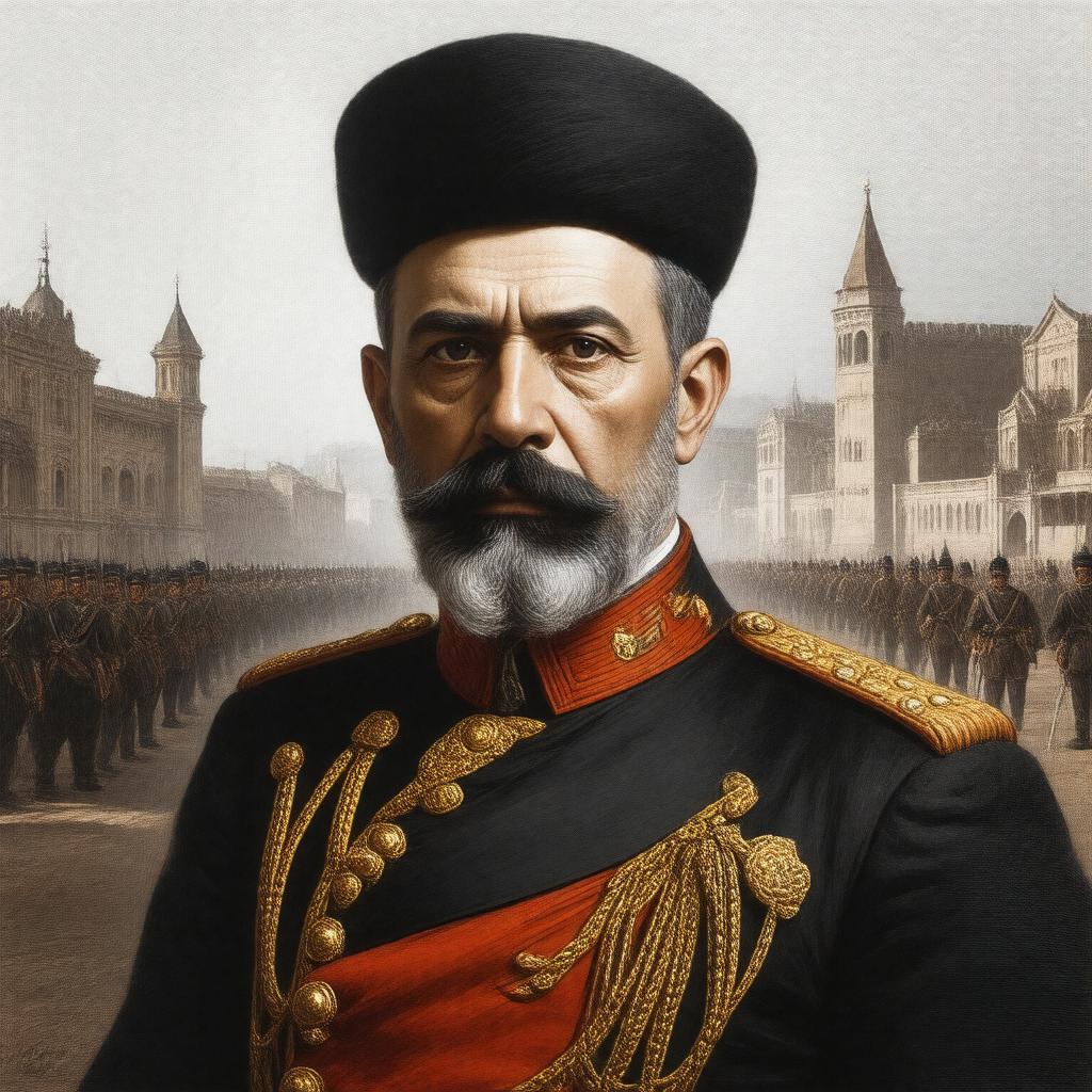 Click to view larger image AI-created image of Omar Pasha