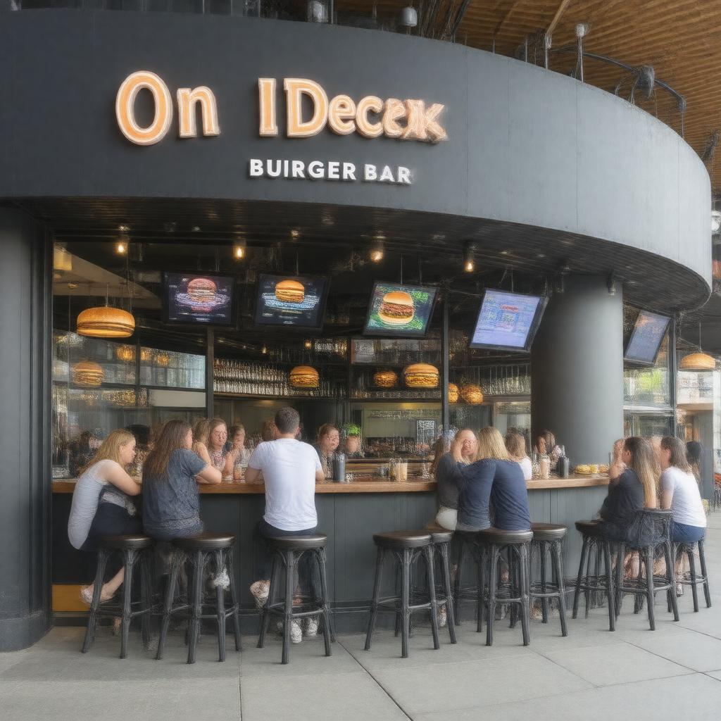 Click to view larger image AI-created image of On Deck Burger Bar
