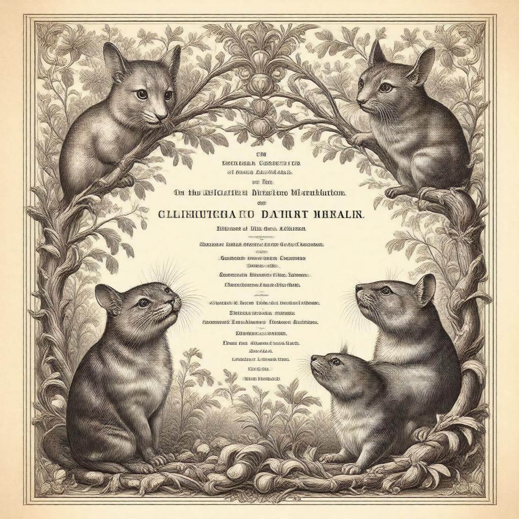 AI-created image of On the Classification and Distribution of the Mammalia