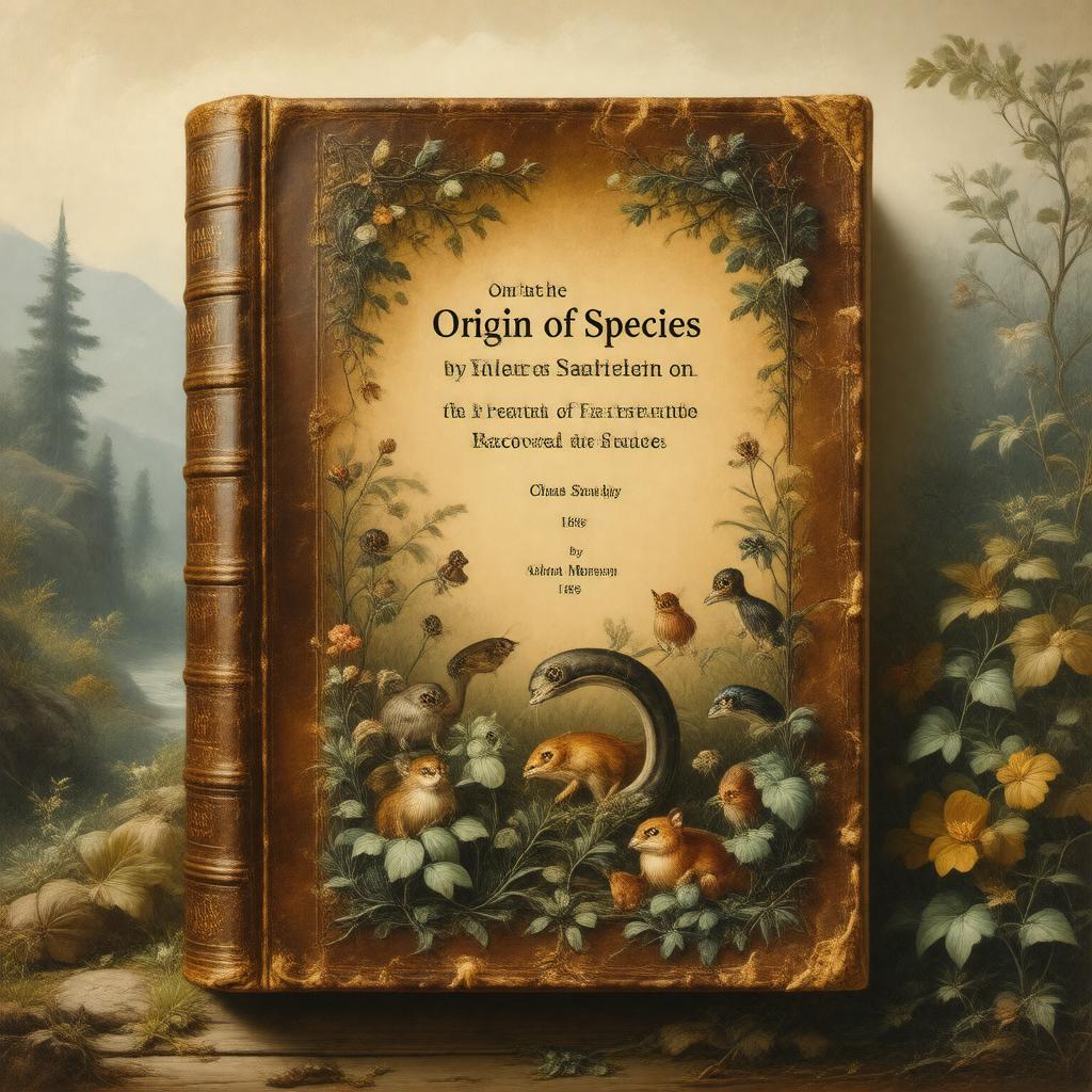 AI-created image of On the Origin of Species