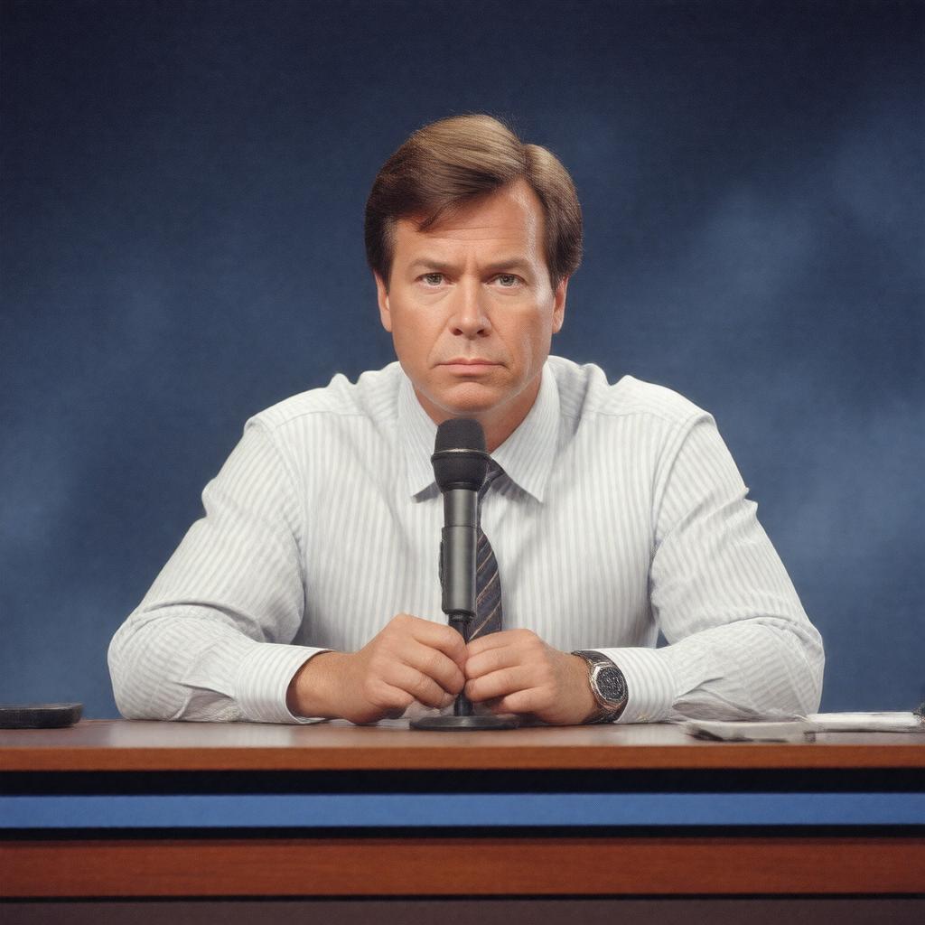 Click to view larger image AI-created image of On the Record with Bob Costas