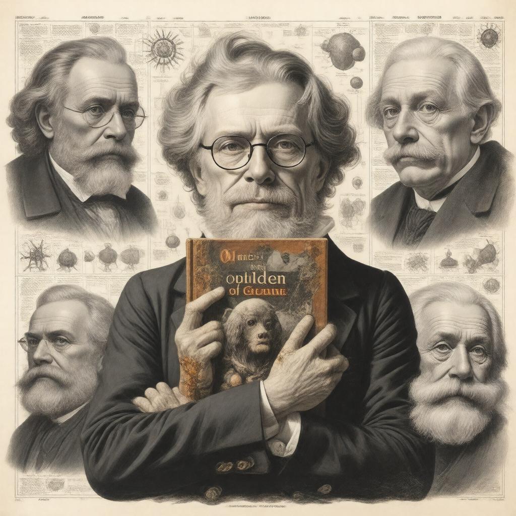 AI-created image of On the Shoulders of Giants