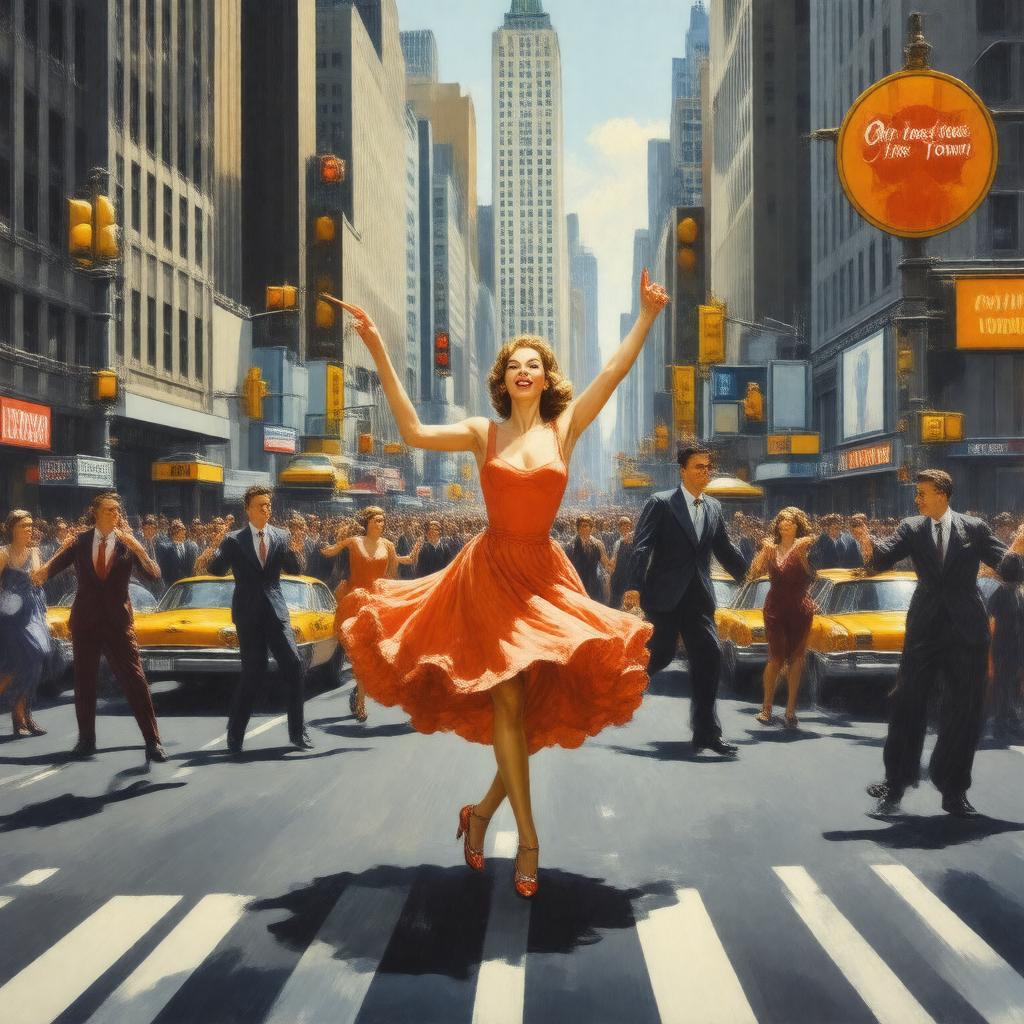AI-created image of On the Town