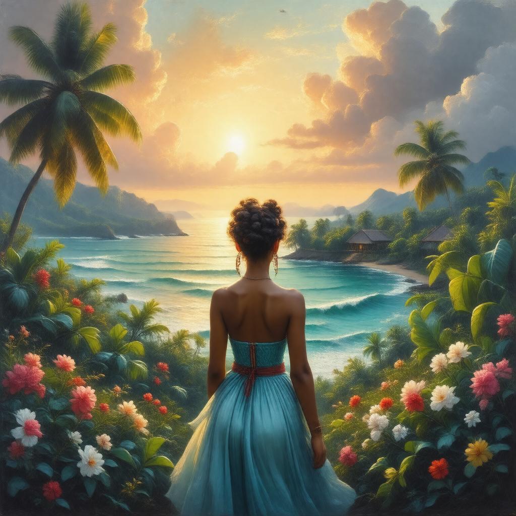 AI-created image of Once on This Island