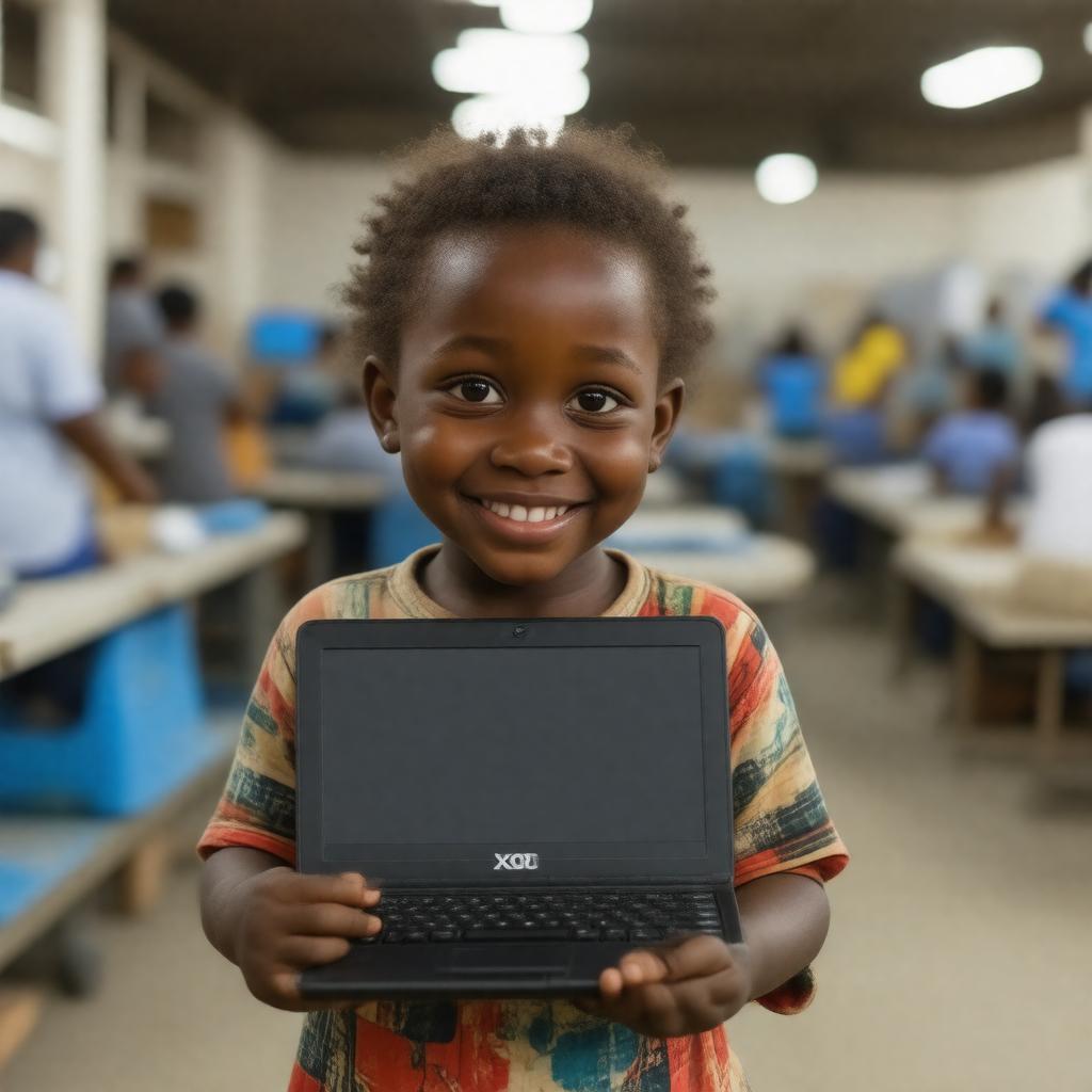 AI-created image of One Laptop per Child