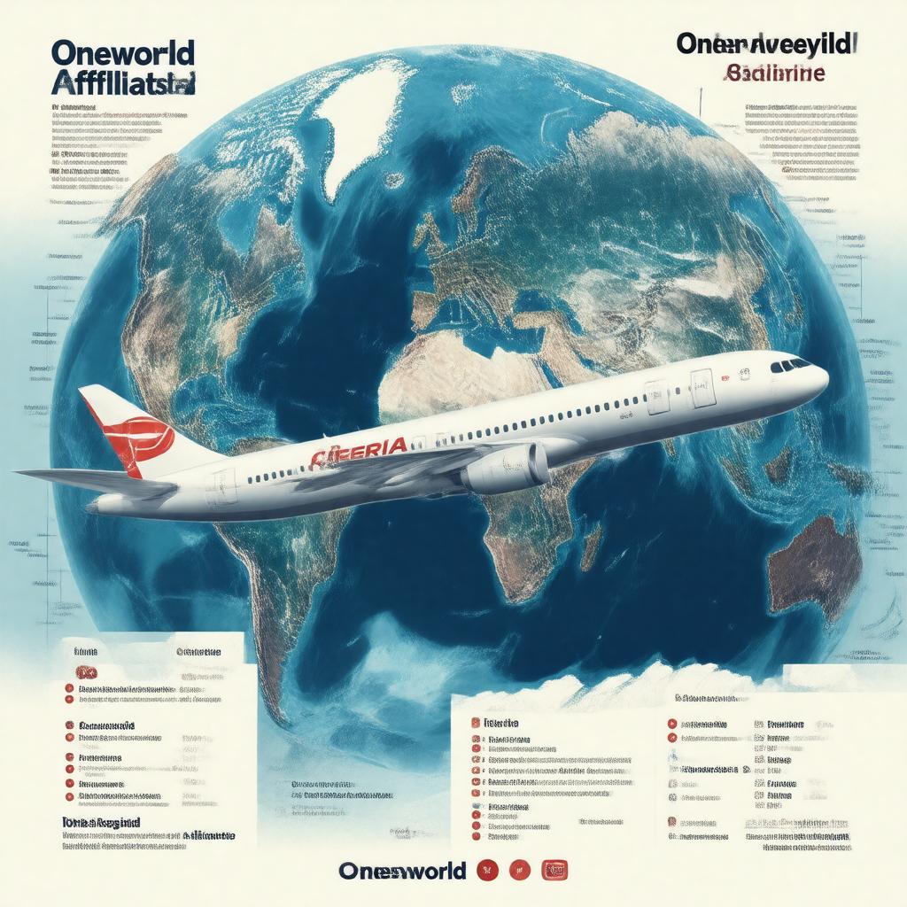 Click to view larger image AI-created image of Oneworld (affiliate member)