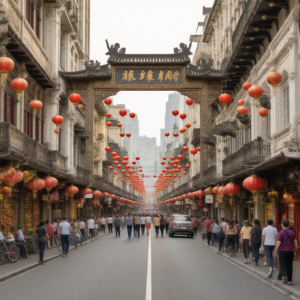 AI-created image of Ongpin Street