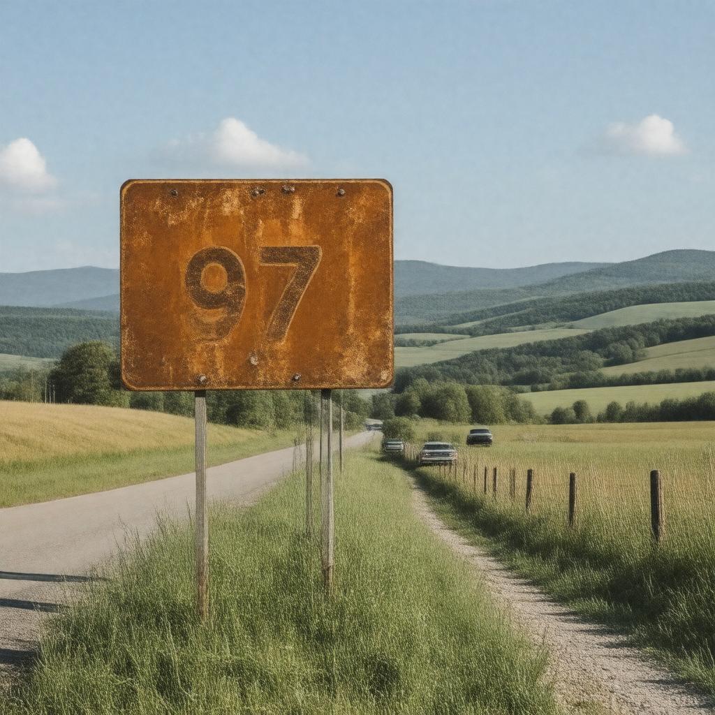 AI-created image of Ontario Highway 97