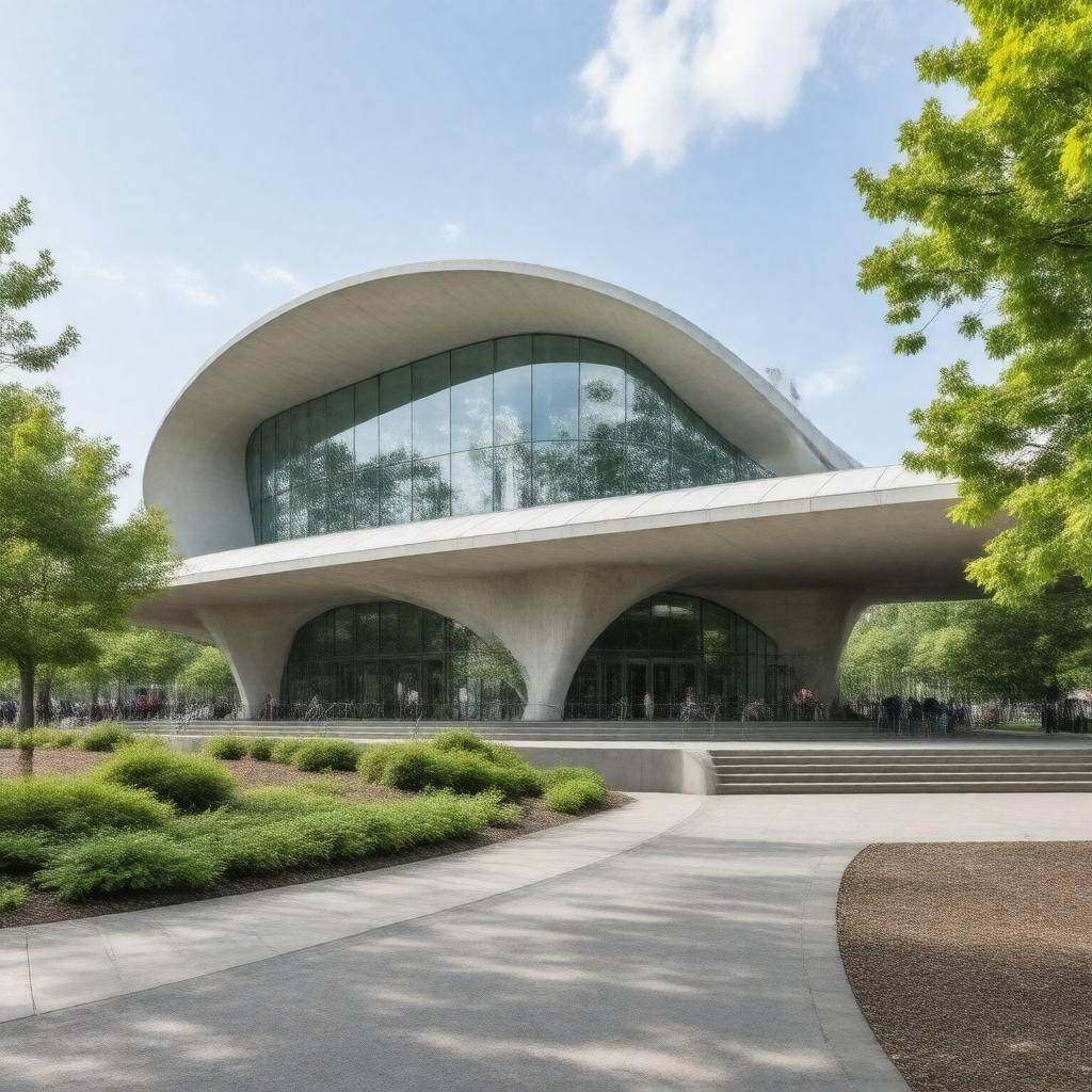 AI-created image of Ontario Science Centre