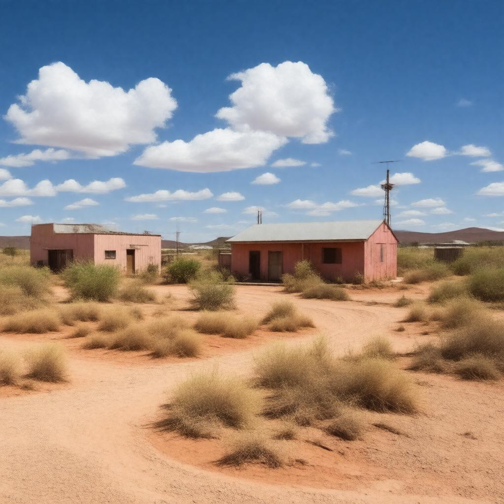 AI-created image of Oodnadatta