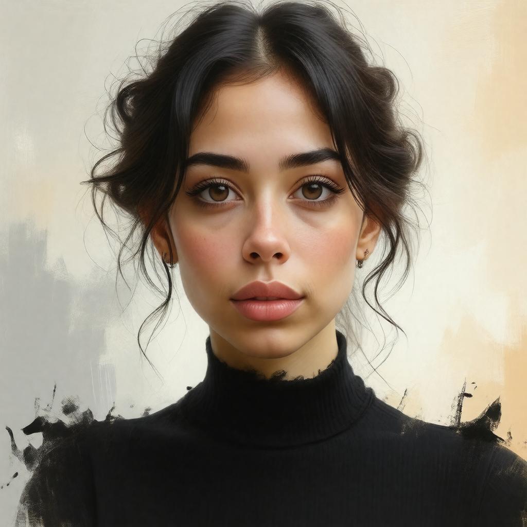AI-created image of Oona Chaplin
