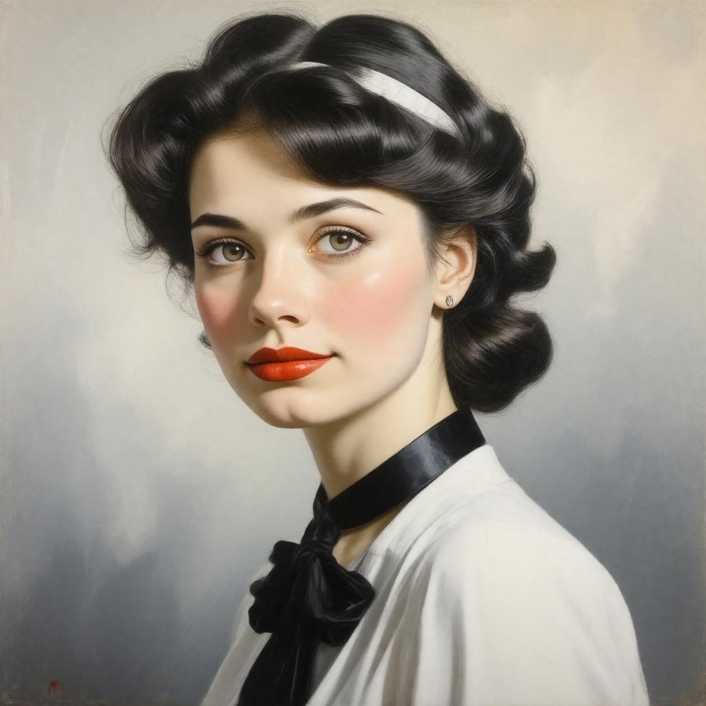 AI-created image of Oona O'Neill