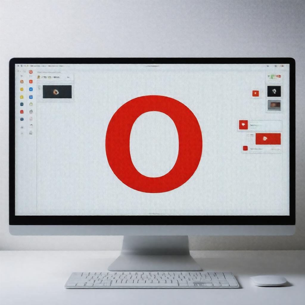 AI-created image of Opera (web browser)