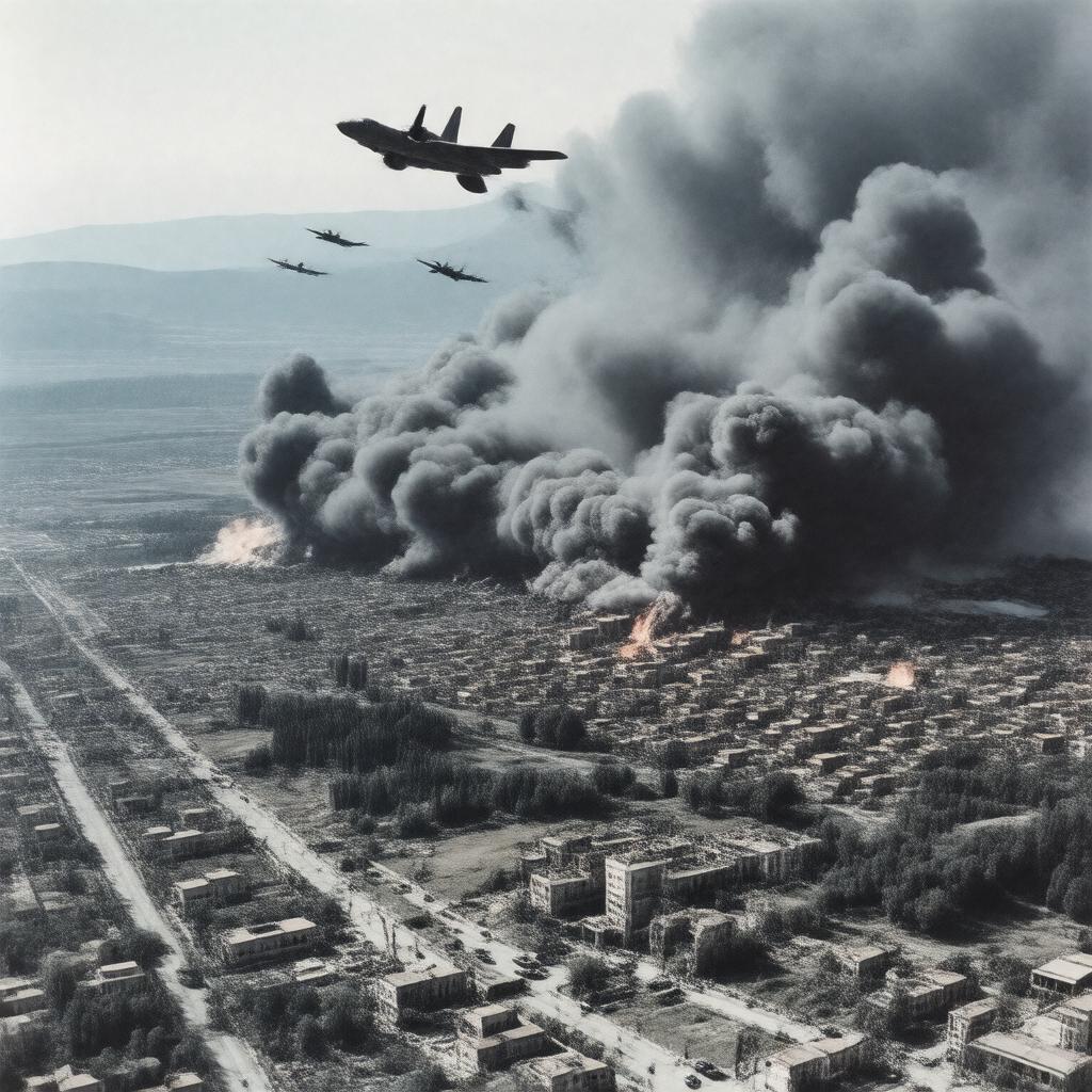 AI-created image of Operation Allied Force
