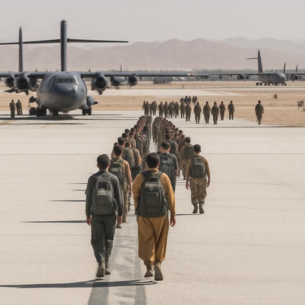 AI-created image of Operation Allies Refuge