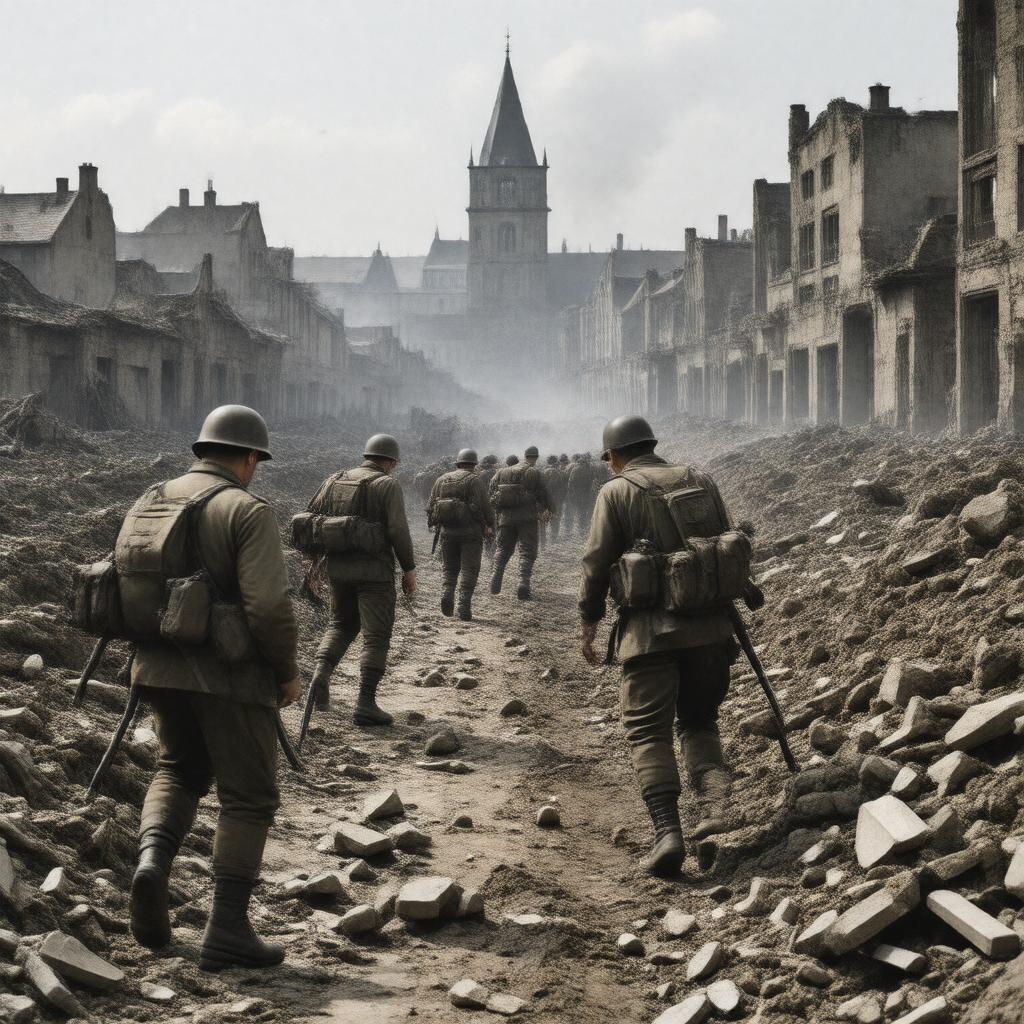 Click to view larger image AI-created image of Operation Alsos