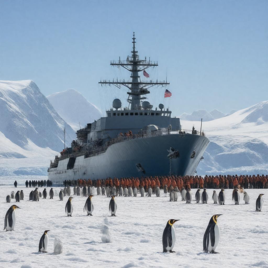 AI-created image of Operation Deep Freeze