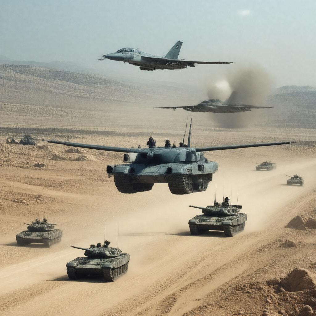 Click to view larger image AI-created image of Operation Granby