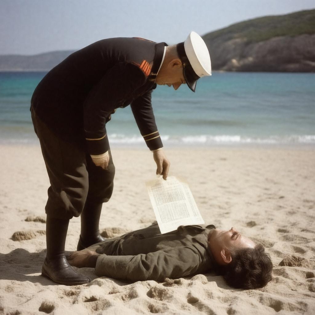 AI-created image of Operation Mincemeat