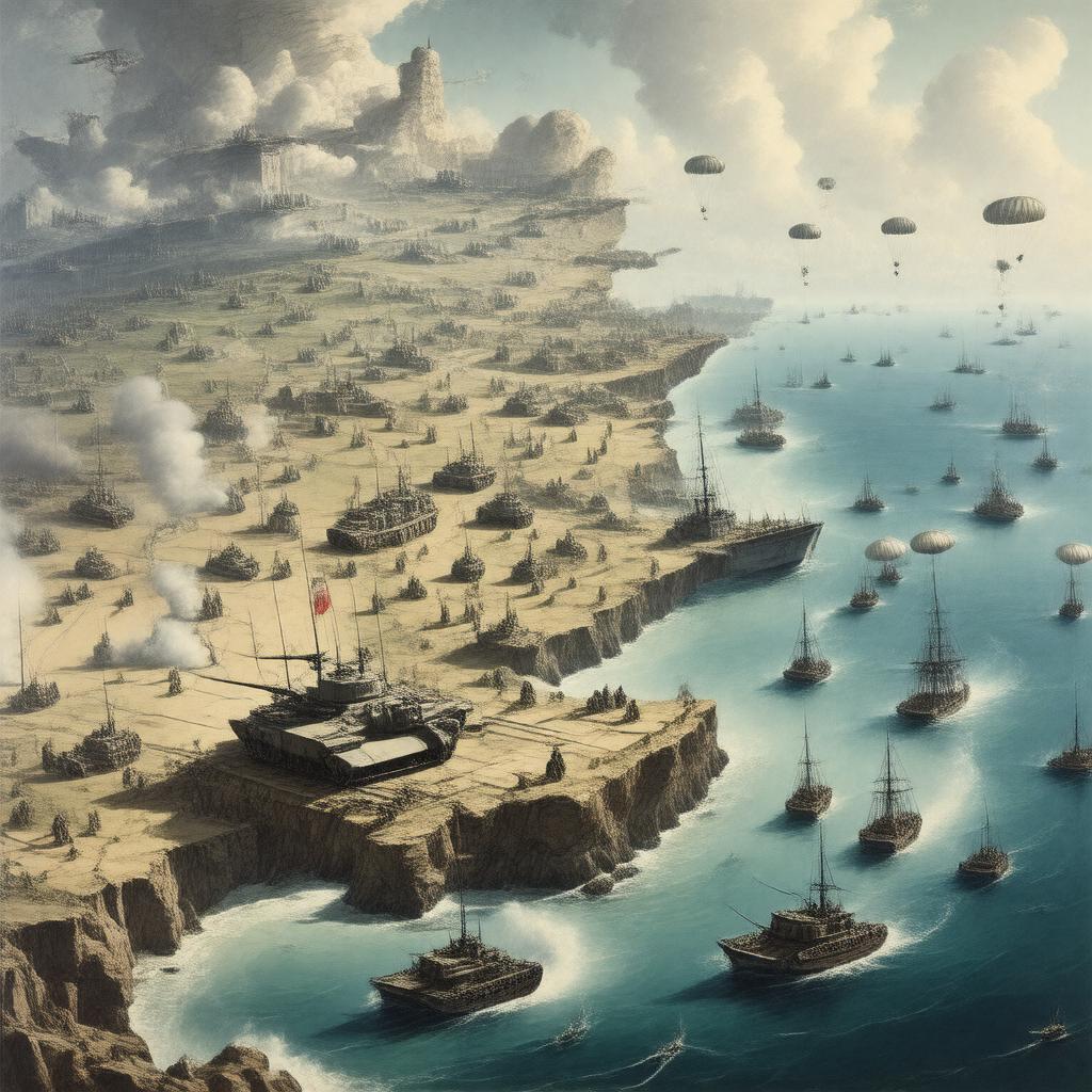 AI-created image of Operation Overlord