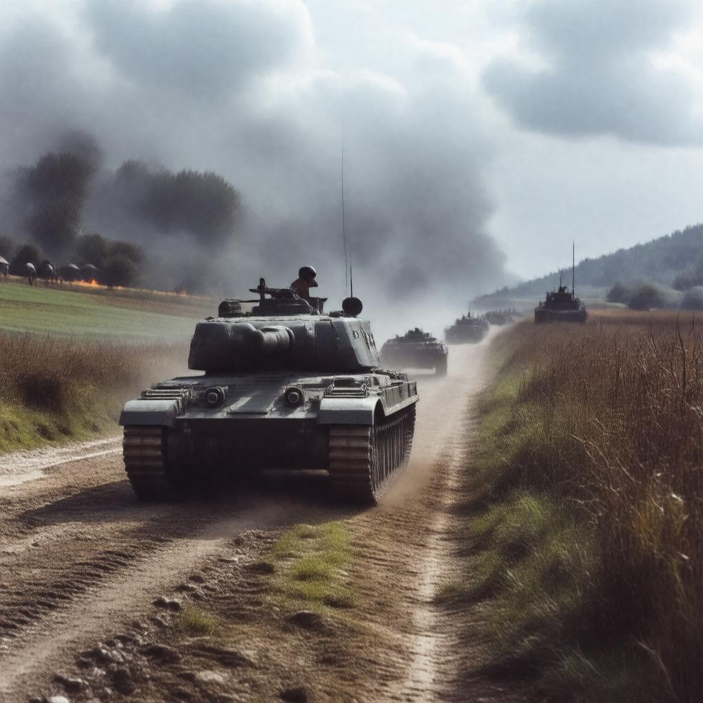 Click to view larger image AI-created image of Operation Purple