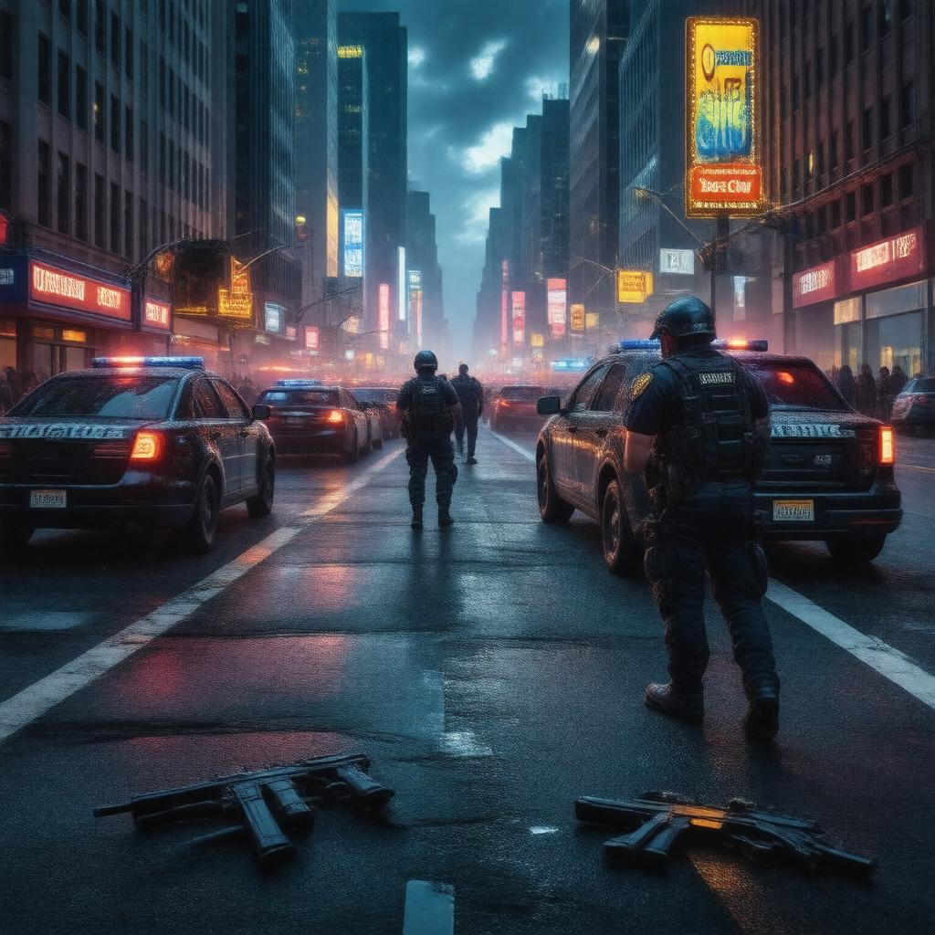 Click to view larger image AI-created image of Operation Safe City