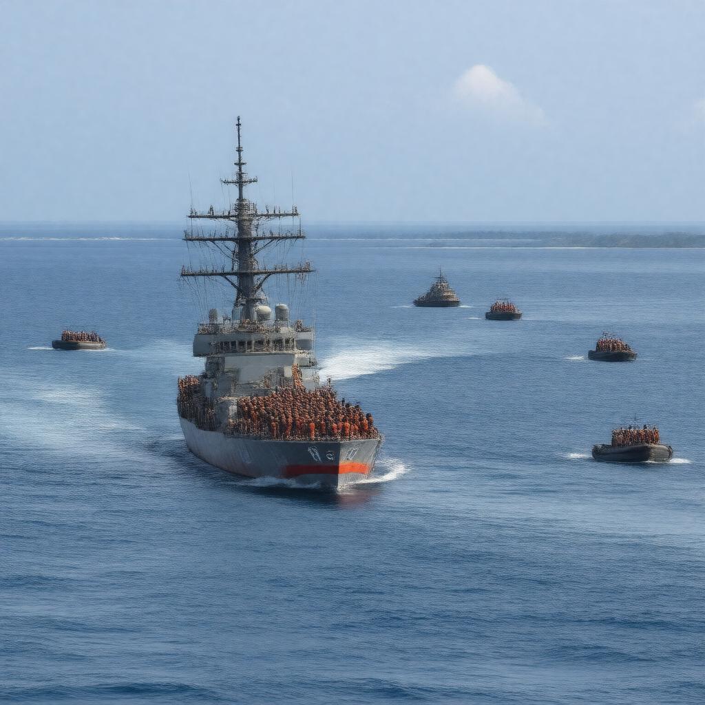 Click to view larger image AI-created image of Operation Safe Haven County