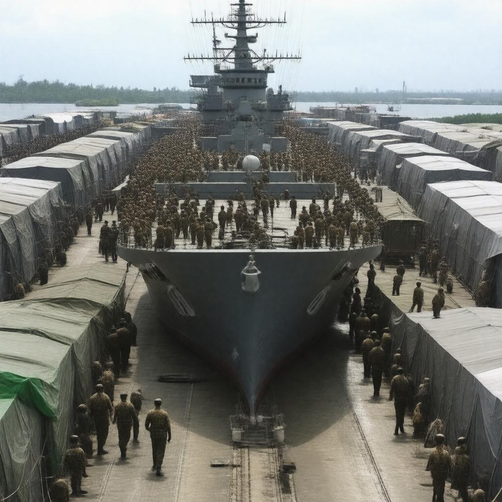 AI-created image of Operation Safe Haven Patient