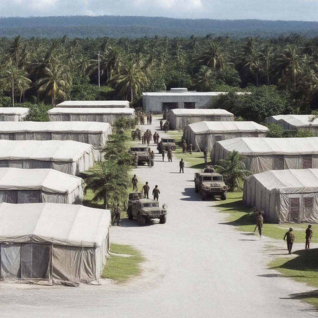 AI-created image of Operation Safe Haven Senior