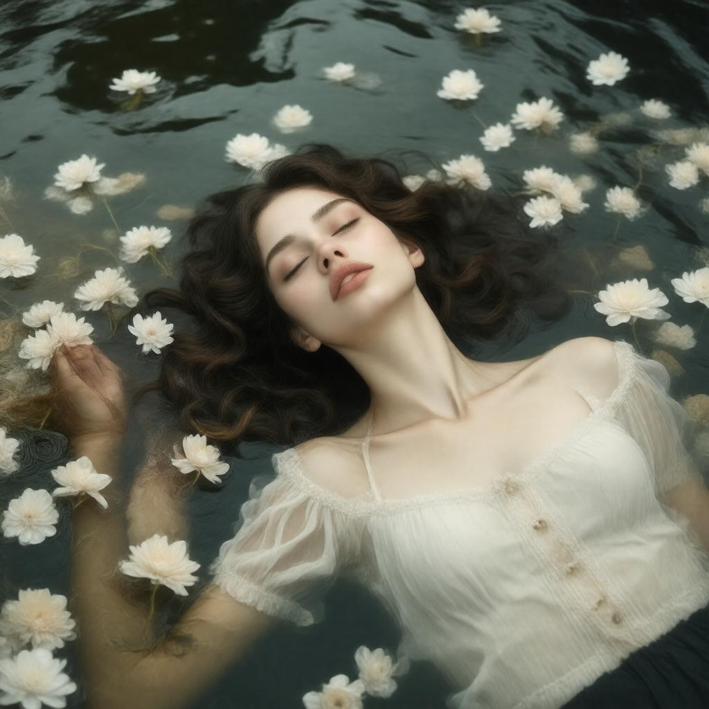 AI-created image of Ophelia
