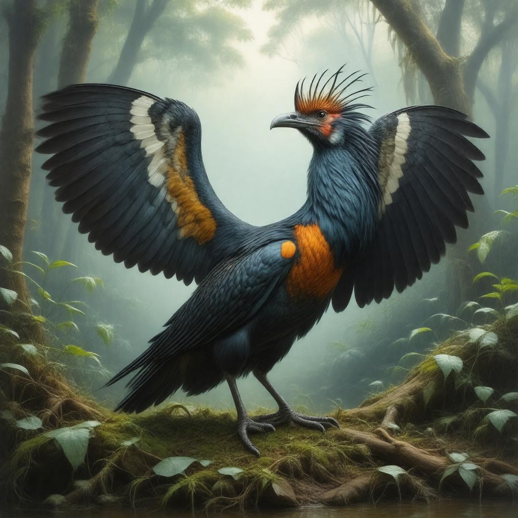 Click to view larger image AI-created image of Opisthocomiformes