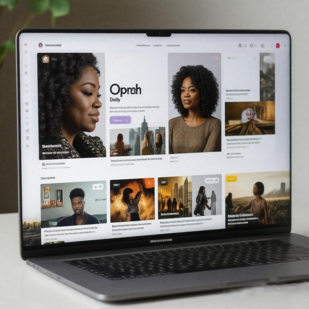 Click to view larger image AI-created image of Oprah Daily