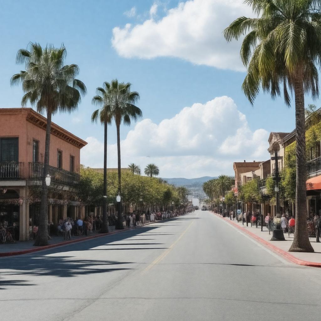 AI-created image of Orange, California, United States