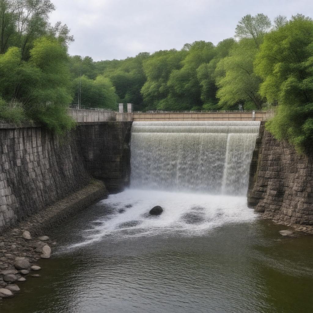 AI-created image of Orange Dam