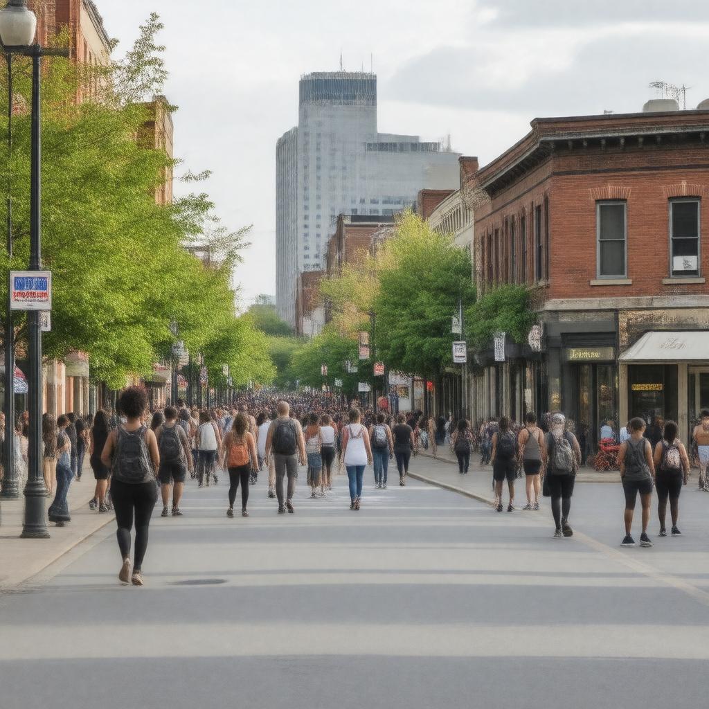 AI-created image of Orange, New Jersey, United States