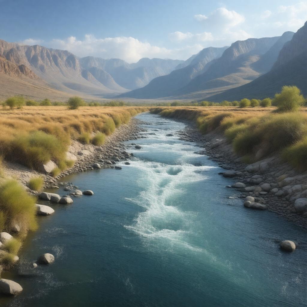 AI-created image of Orange River