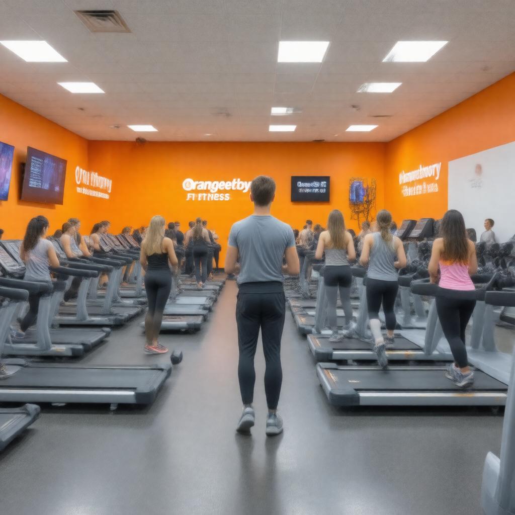AI-created image of Orangetheory Fitness