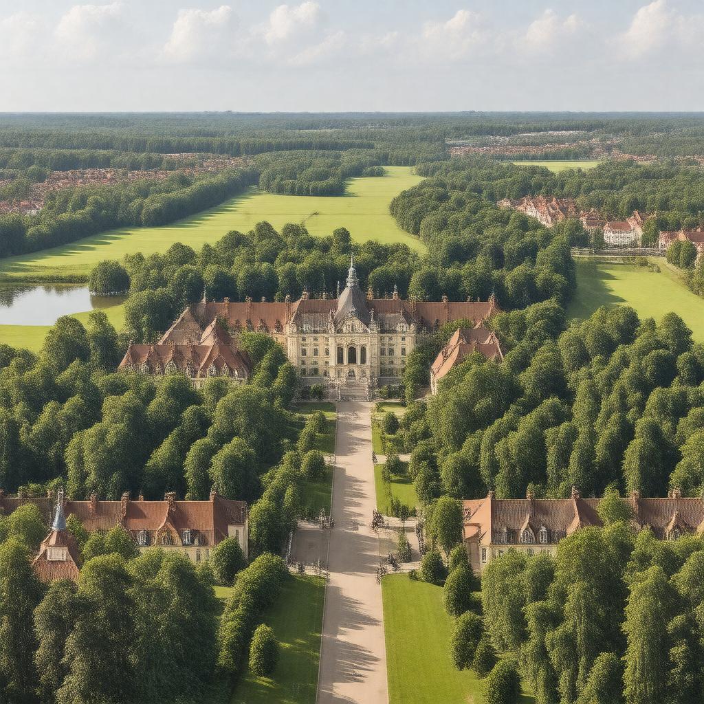 AI-created image of Oranienbaum