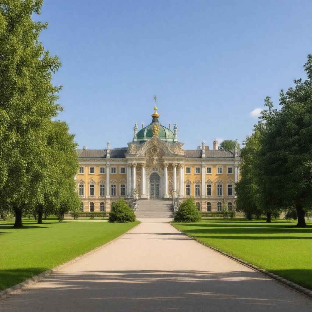 AI-created image of Oranienbaum Palace
