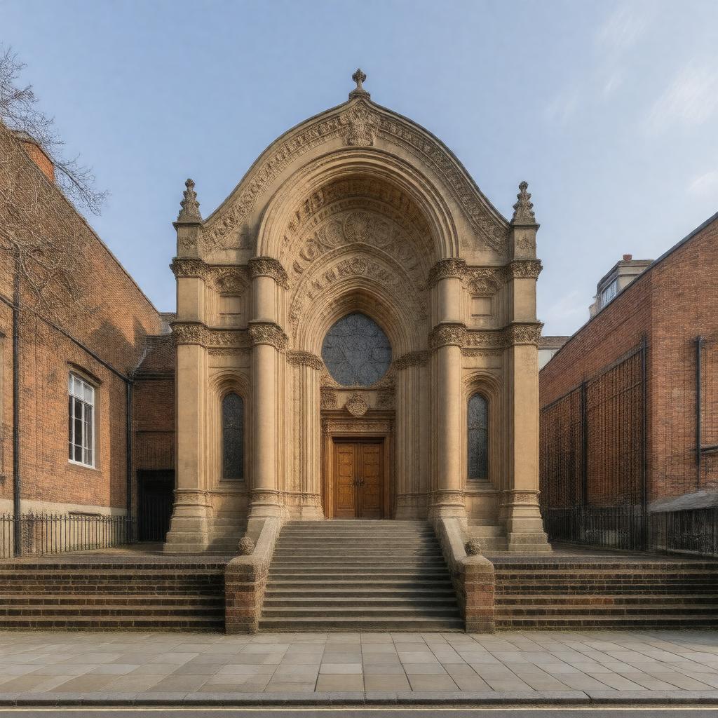 AI-created image of Oratory of St. Philip Neri in Birmingham