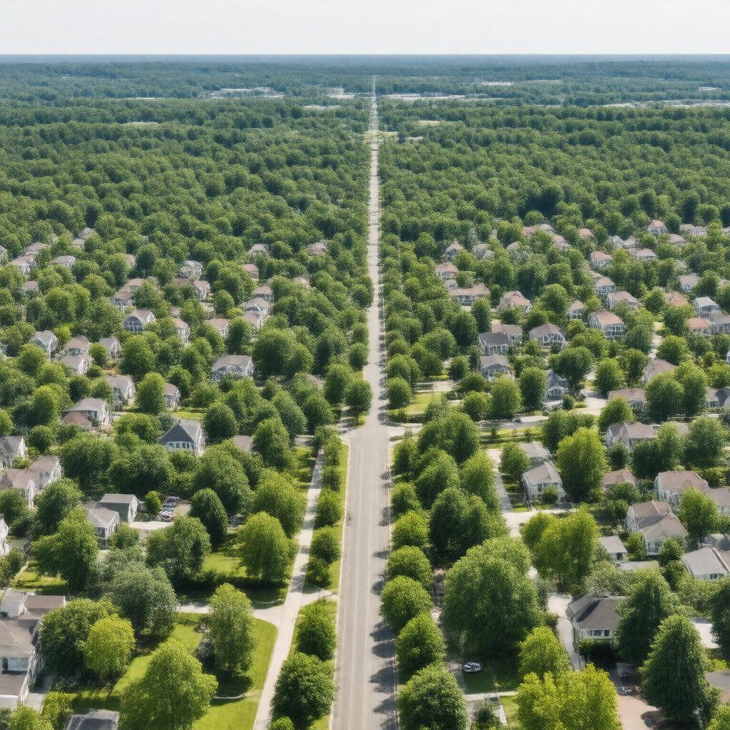 AI-created image of Orchard Hill Residential Area