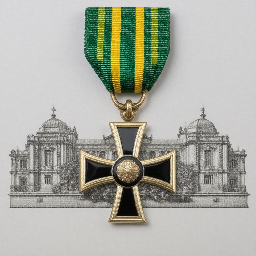 Click to view larger image AI-created image of Order of Defence Merit (Brazil)