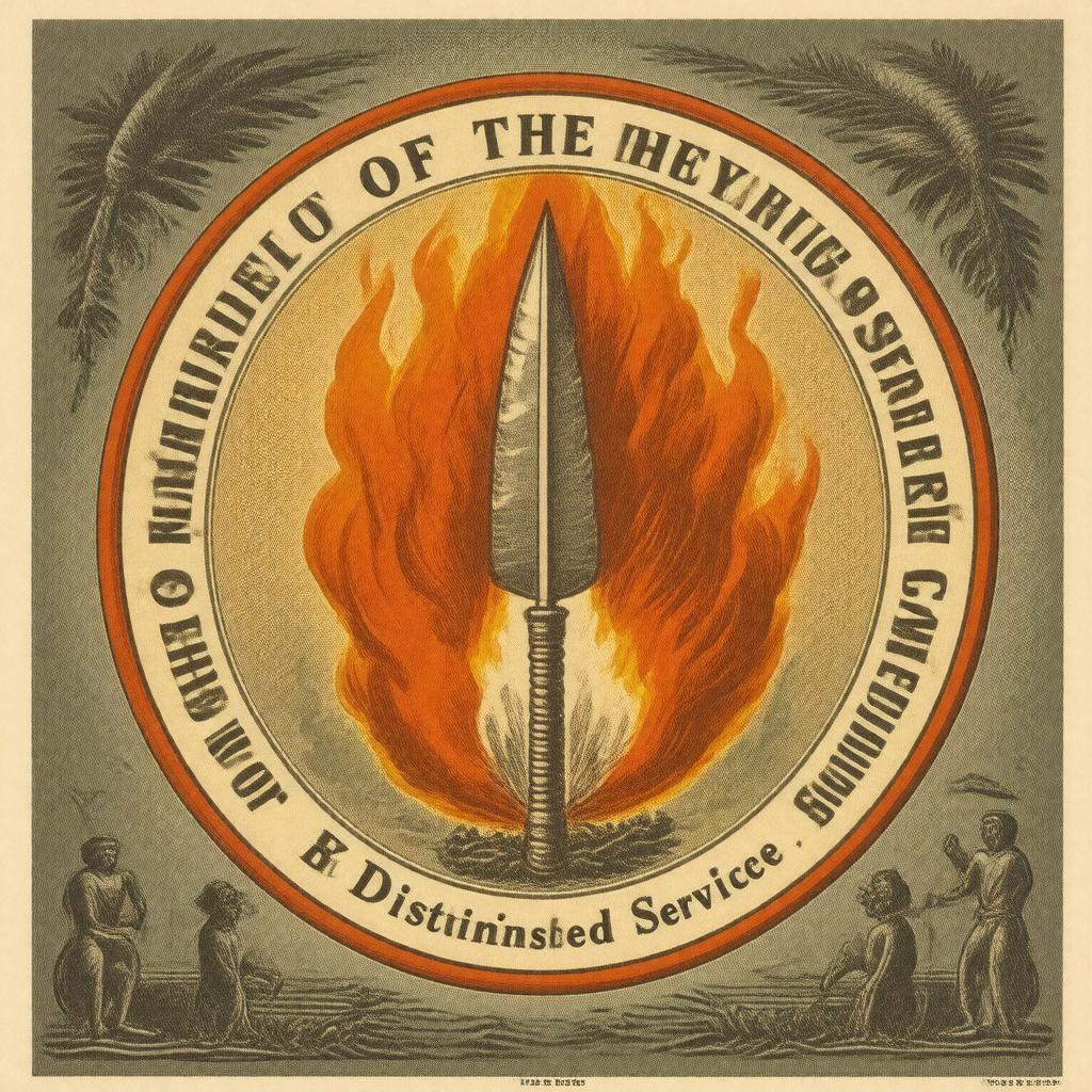 Click to view larger image AI-created image of Order of the Burning Spear