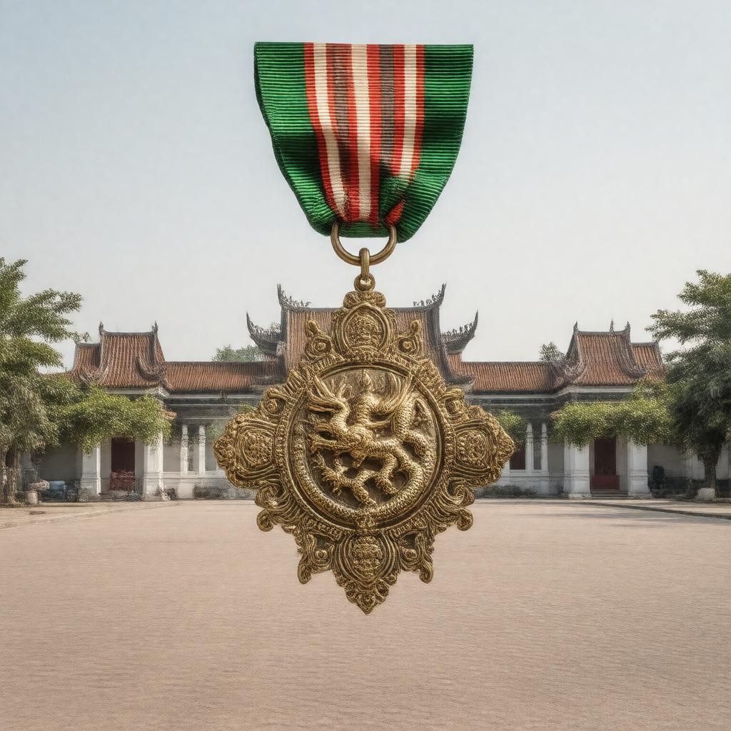 Click to view larger image AI-created image of Order of the Dragon of Annam