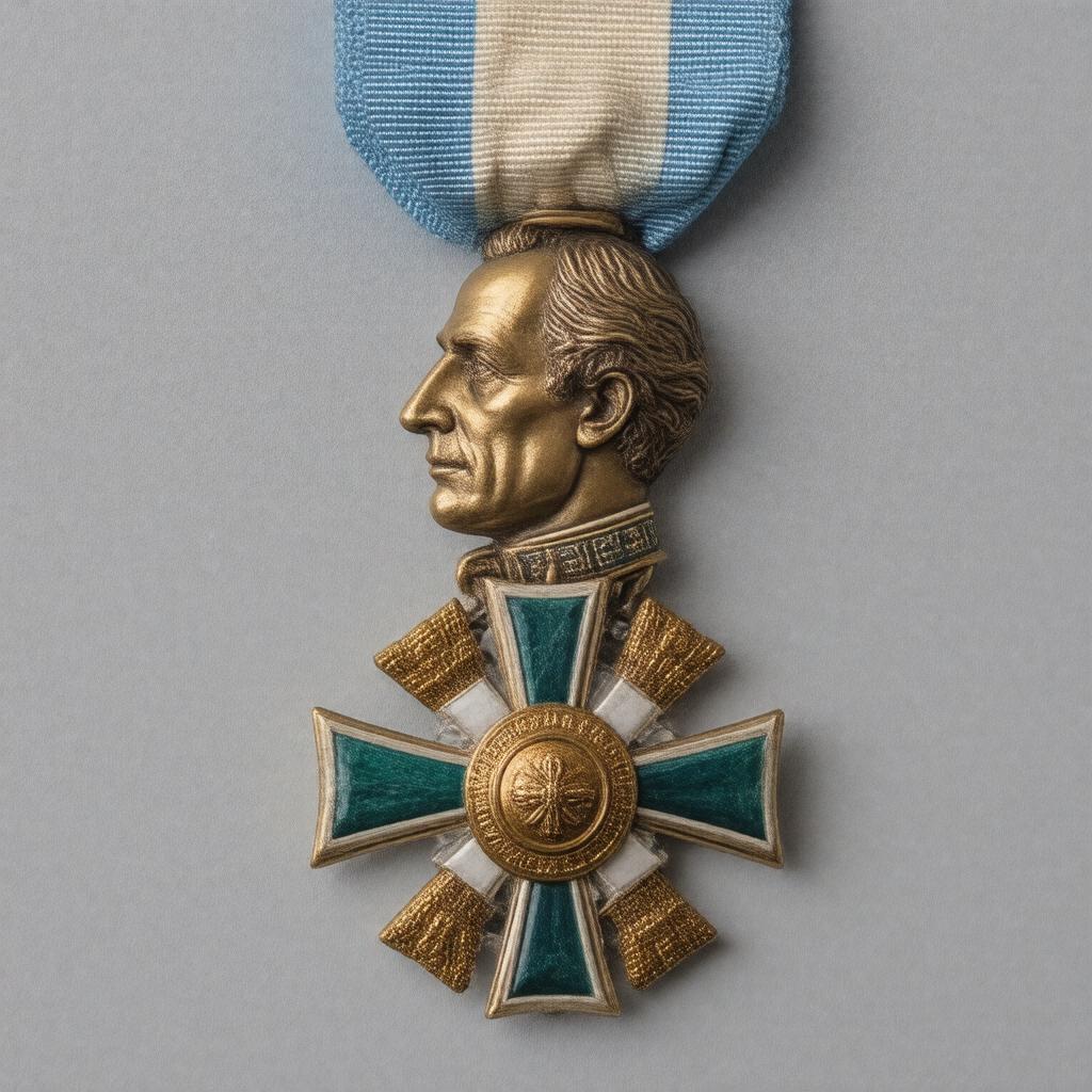Click to view larger image AI-created image of Order of the Liberator General San Martín