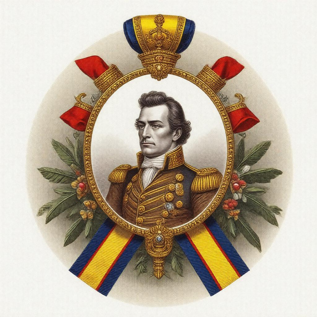 Click to view larger image AI-created image of Order of the Liberator of Colombia