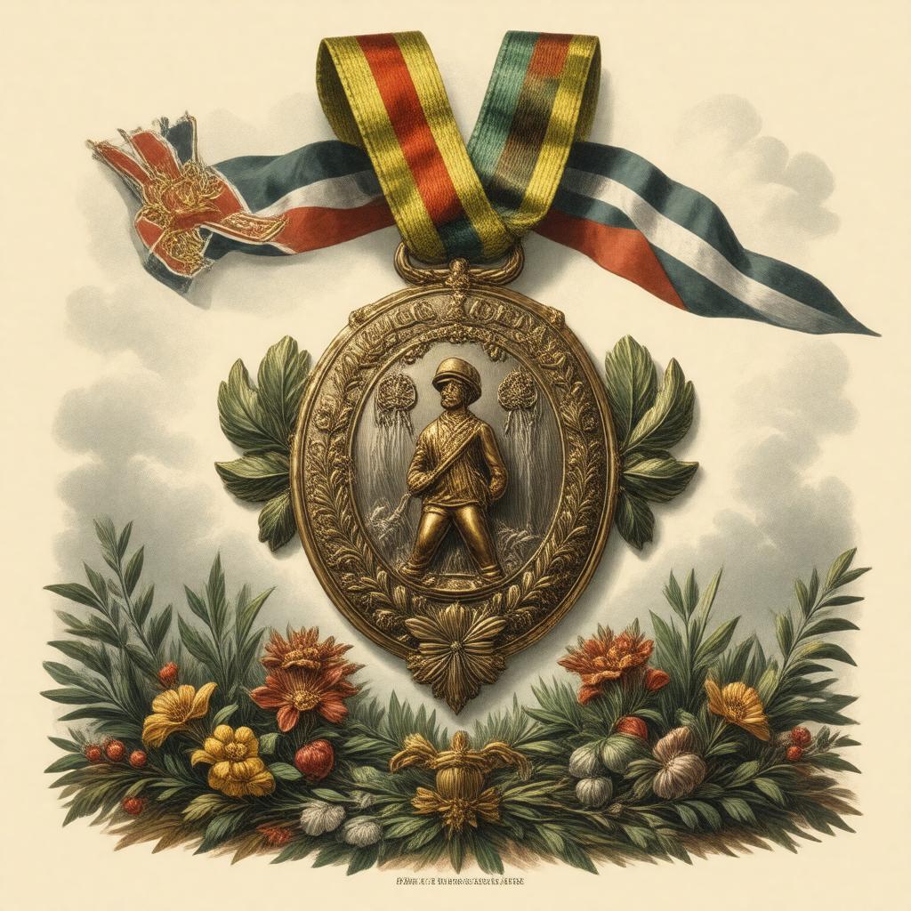 Click to view larger image AI-created image of Order of the Liberator of Saint Kitts and Nevis