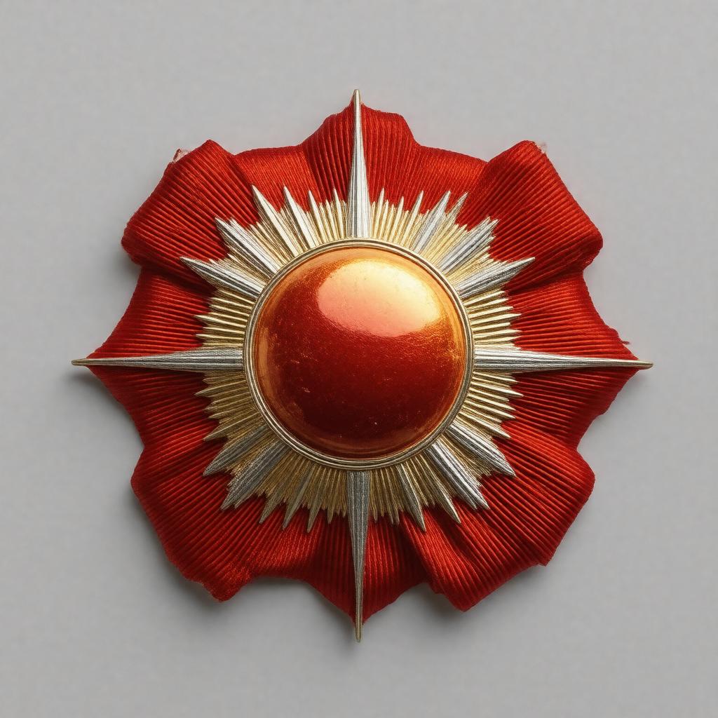 Click to view larger image AI-created image of Order of the Rising Sun, Gold and Silver Star
