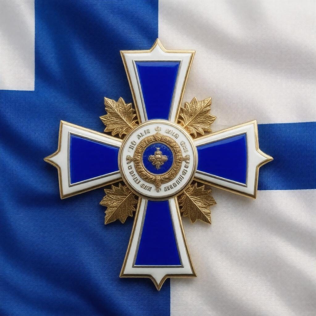 Click to view larger image AI-created image of Order of the White Rose of Finland